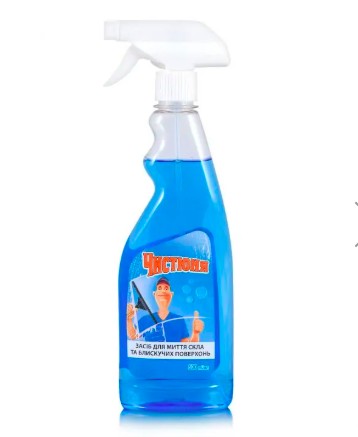 Чистюня засіб д/миття скла спрей 500мл